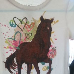 Distressed Time 2 Shine Top Size L 10/12